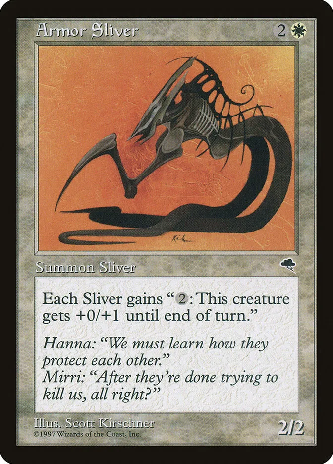 Armor Sliver Front Face