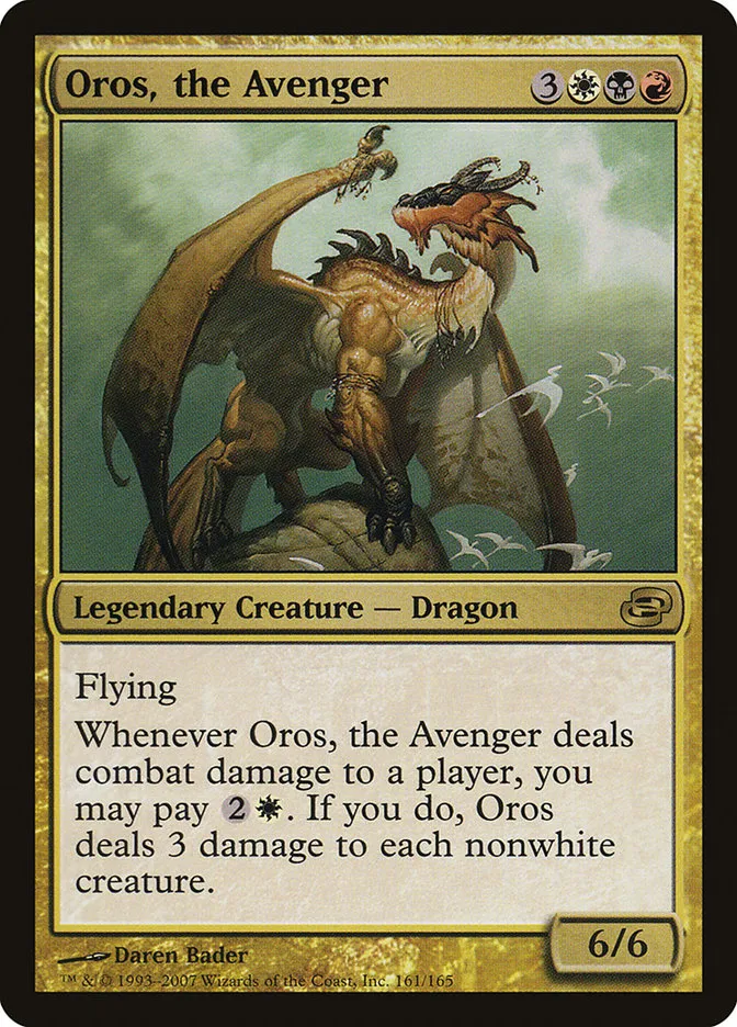 Oros, the Avenger Front Face