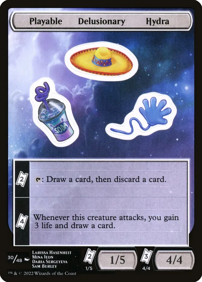 Playable Delusionary Hydra Front Face