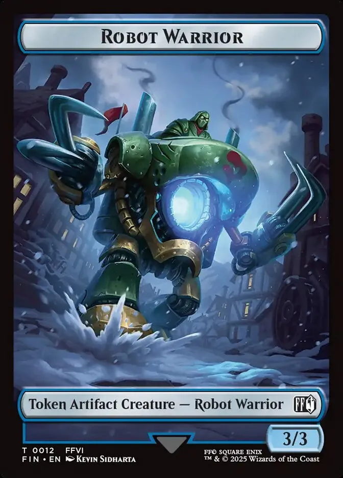 Robot Warrior Front Face