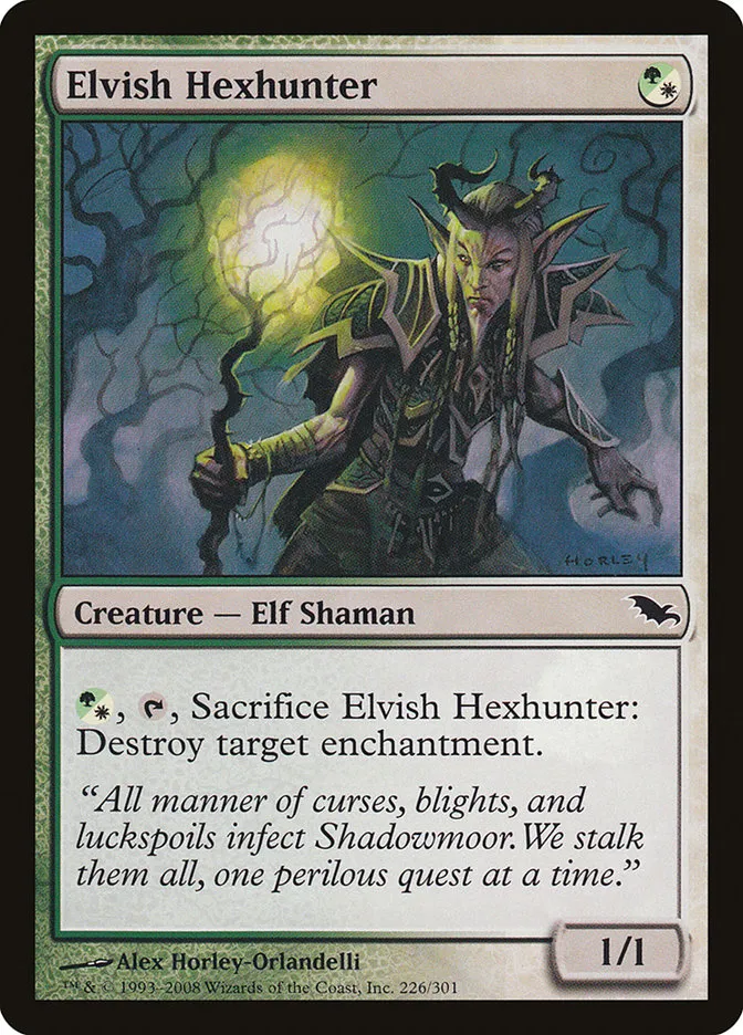 Elvish Hexhunter Front Face