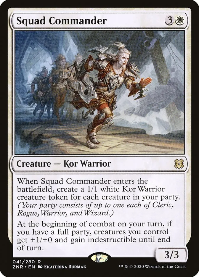 Squad Commander Front Face