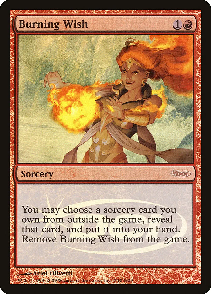 Burning Wish Front Face