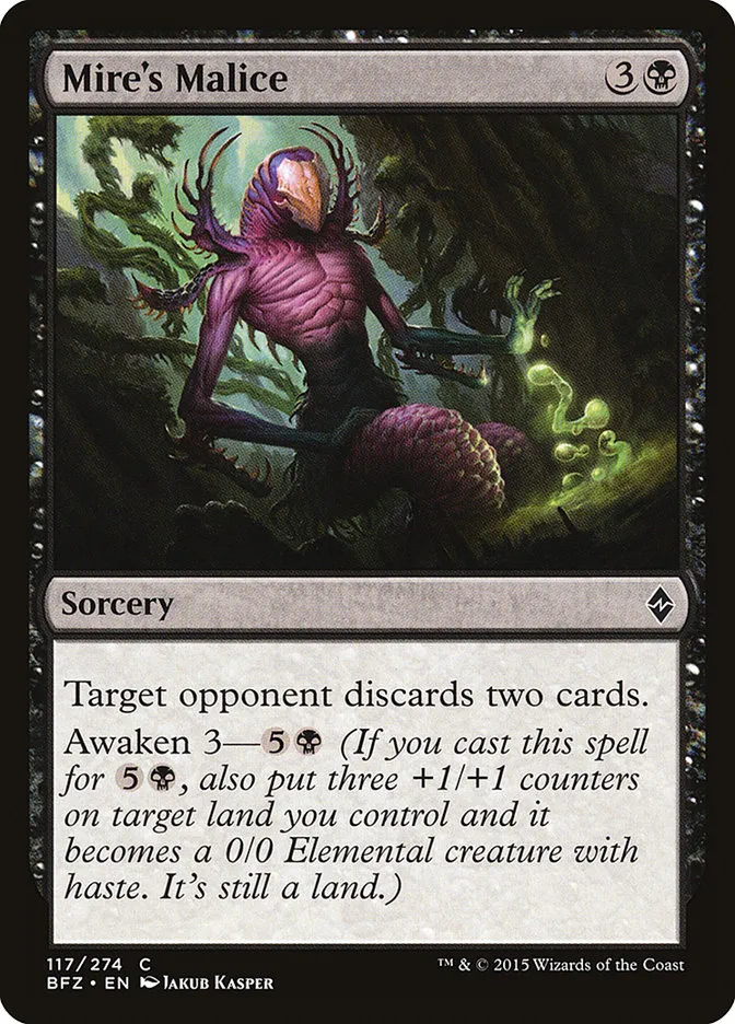 Mire's Malice Front Face
