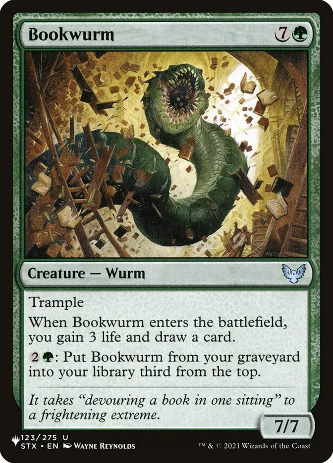 Bookwurm Front Face