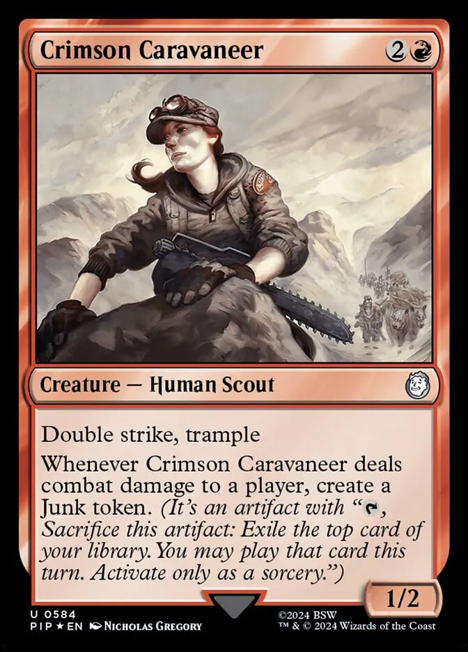 Crimson Caravaneer Front Face