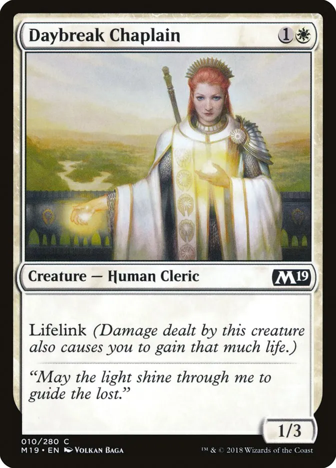 Daybreak Chaplain Front Face