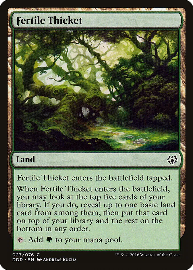 Fertile Thicket Front Face