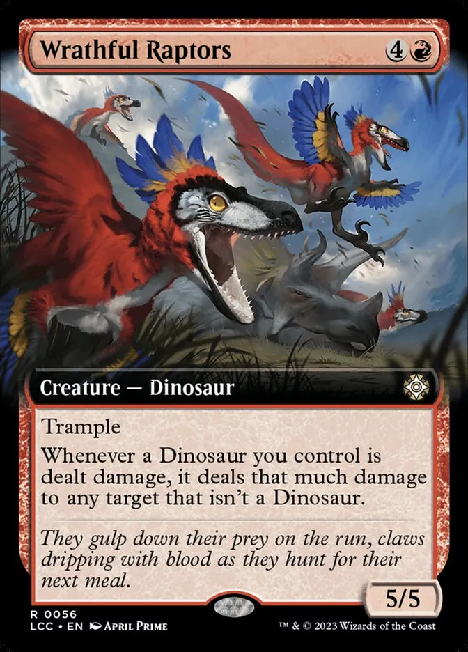 Wrathful Raptors Front Face