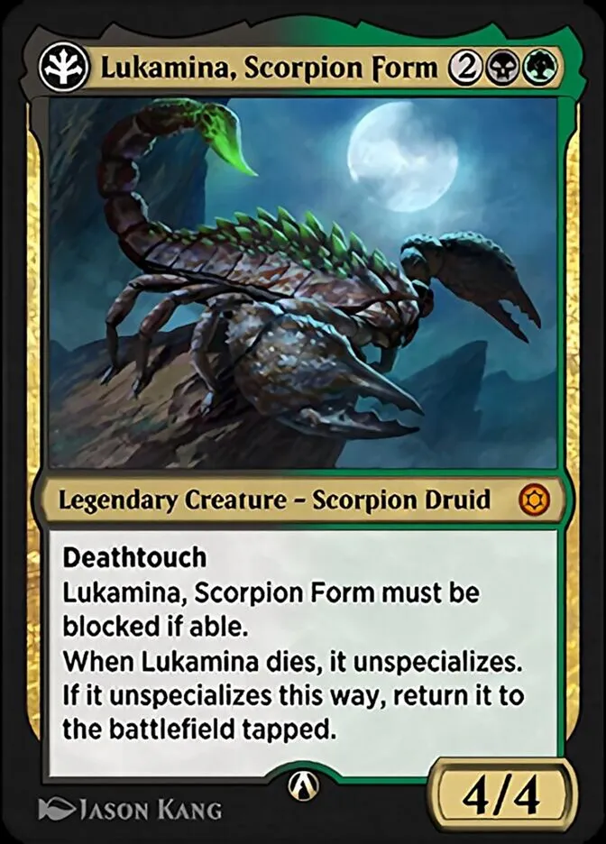 Lukamina, Scorpion Form Front Face