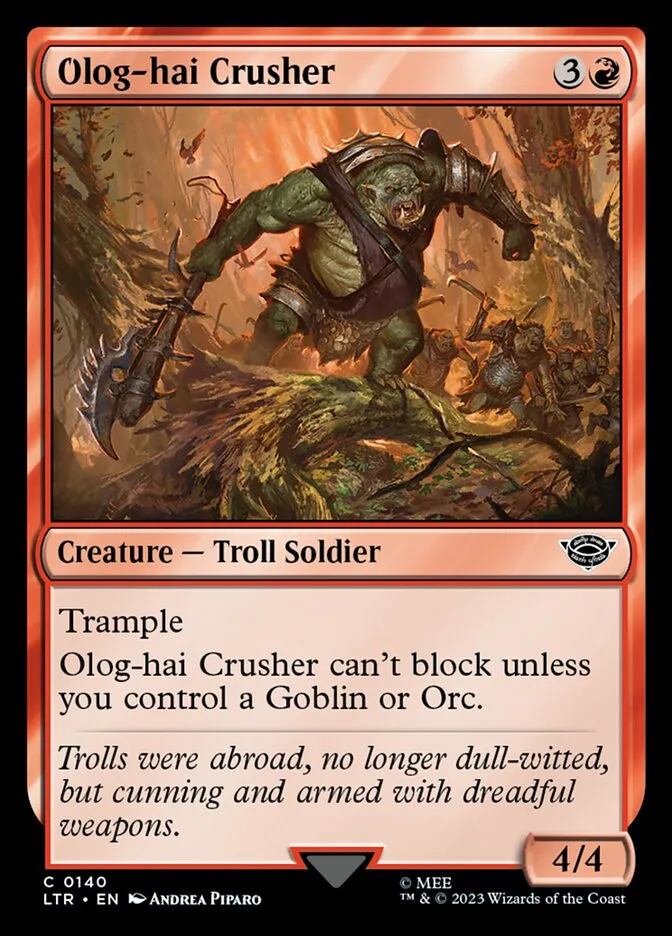 Olog-hai Crusher Front Face