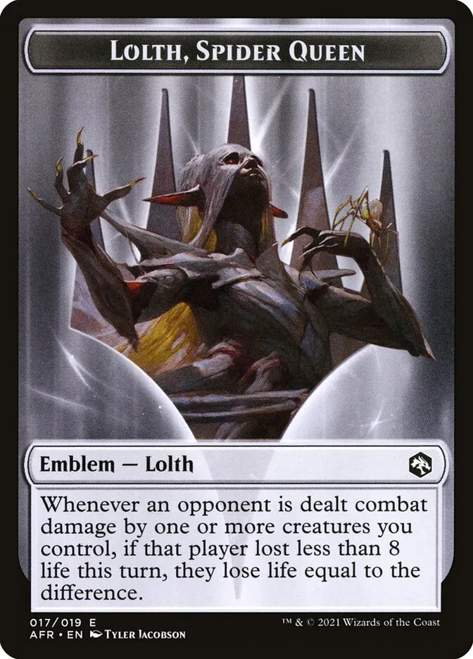 Lolth, Spider Queen Emblem Front Face