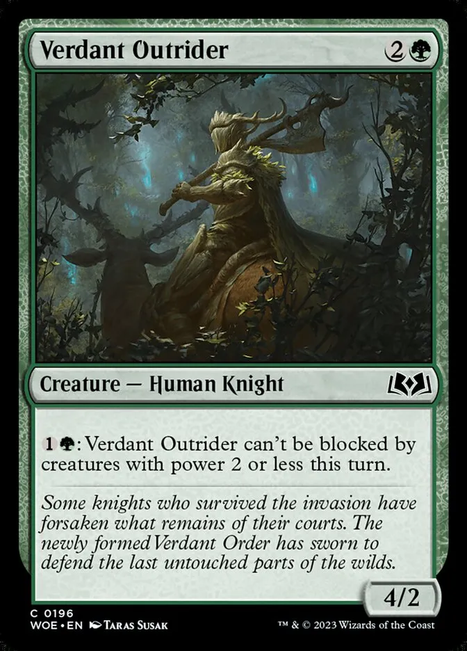 Verdant Outrider Front Face