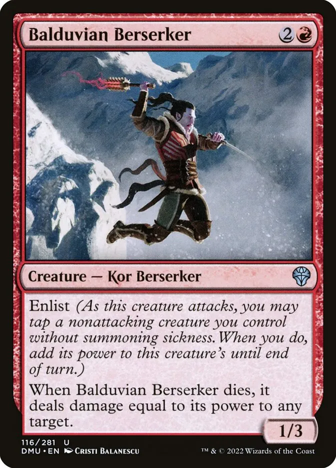 Balduvian Berserker Front Face
