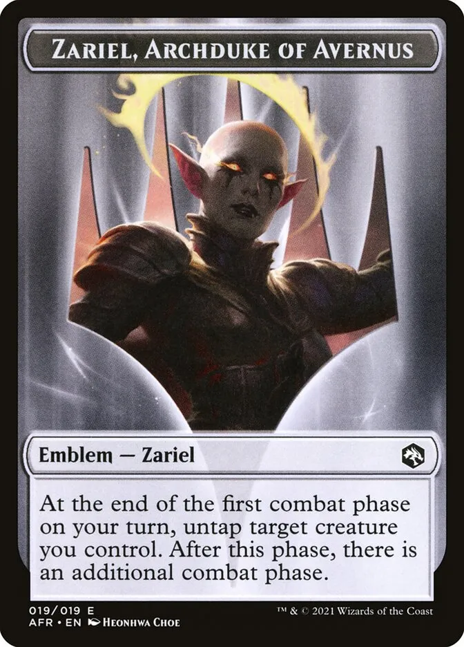 Zariel, Archduke of Avernus Emblem Front Face
