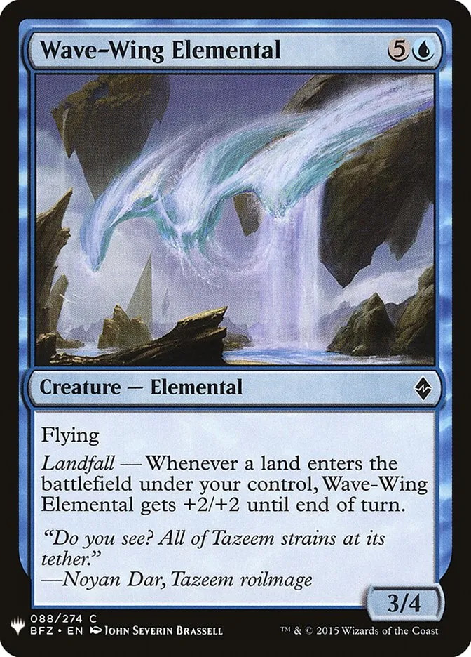 Wave-Wing Elemental Front Face