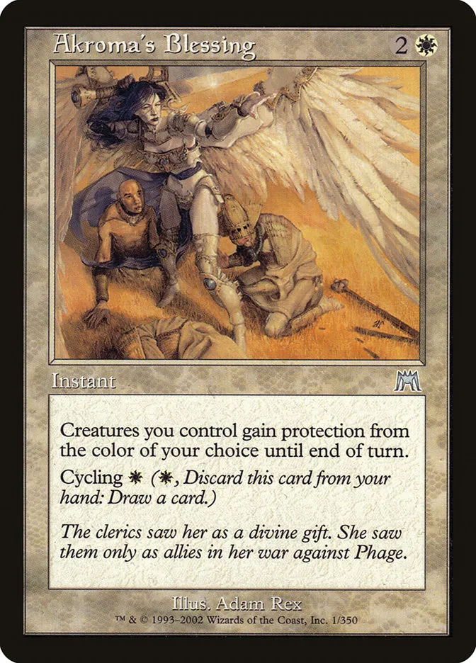 Akroma's Blessing Front Face