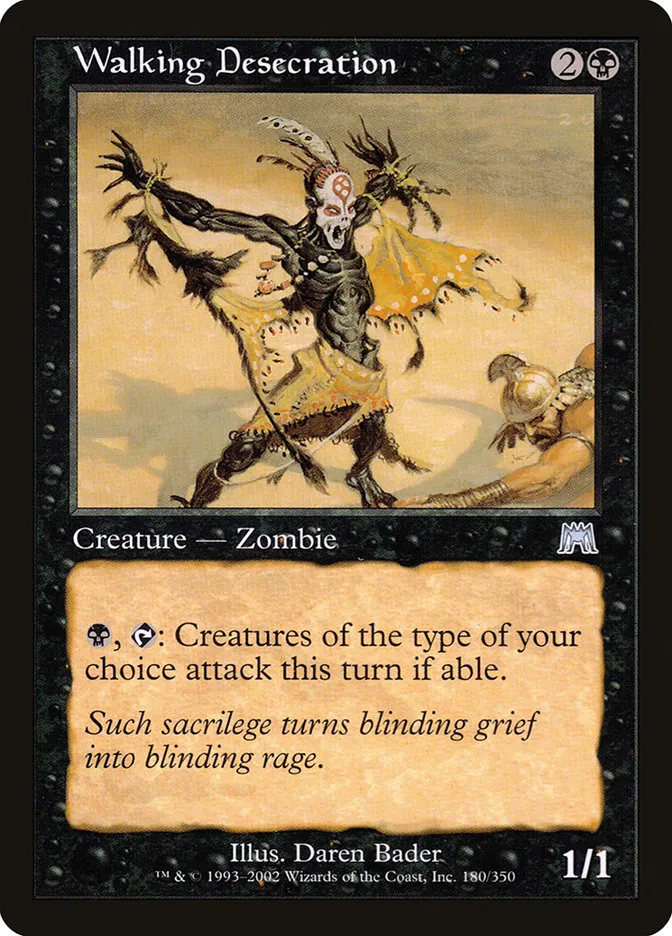 Walking Desecration Front Face