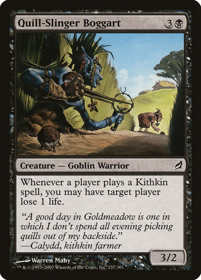 Quill-Slinger Boggart Front Face