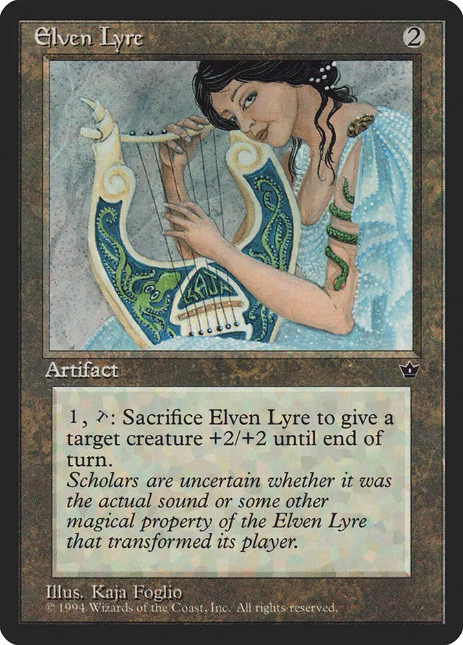 Elven Lyre Front Face