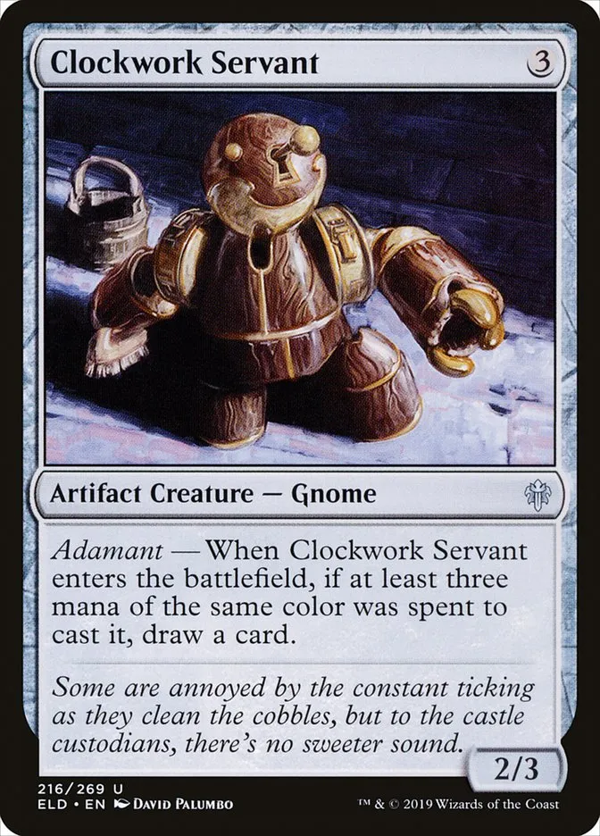 Clockwork Servant Front Face