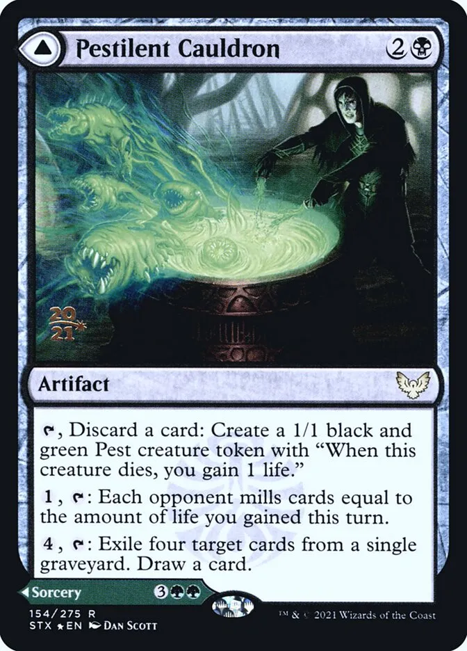 Pestilent Cauldron // Restorative Burst Front Face