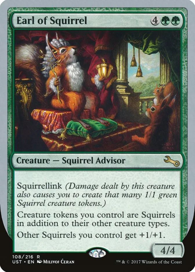 Earl of Squirrel Front Face