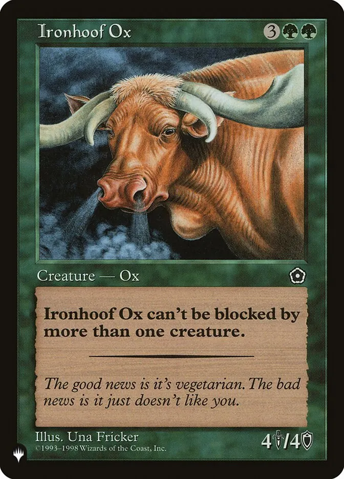 Ironhoof Ox Front Face
