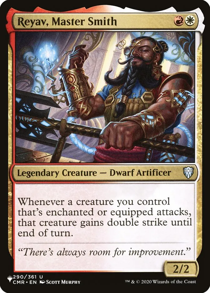 Reyav, Master Smith Front Face
