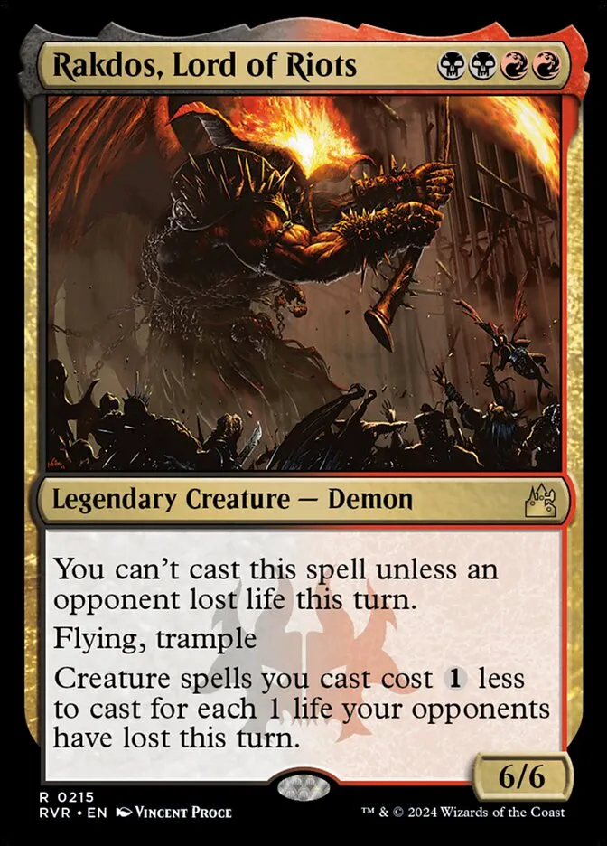 Rakdos, Lord of Riots Front Face