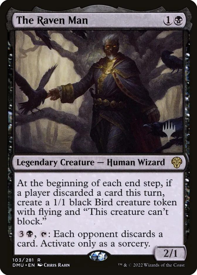 The Raven Man Front Face