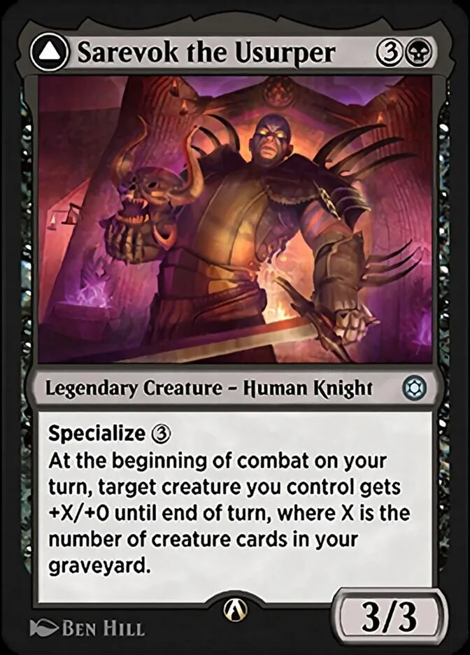 Sarevok the Usurper Front Face