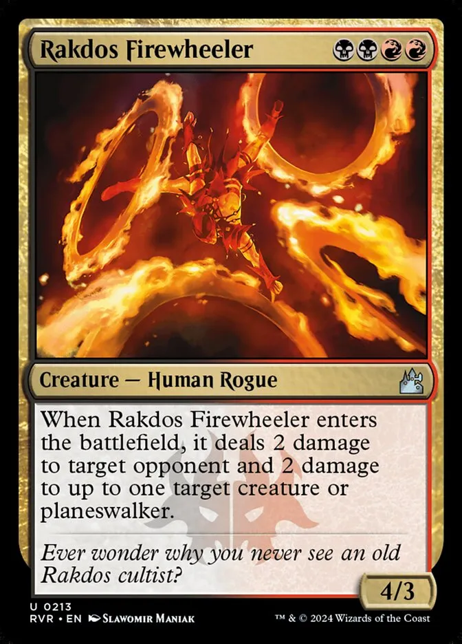 Rakdos Firewheeler Front Face