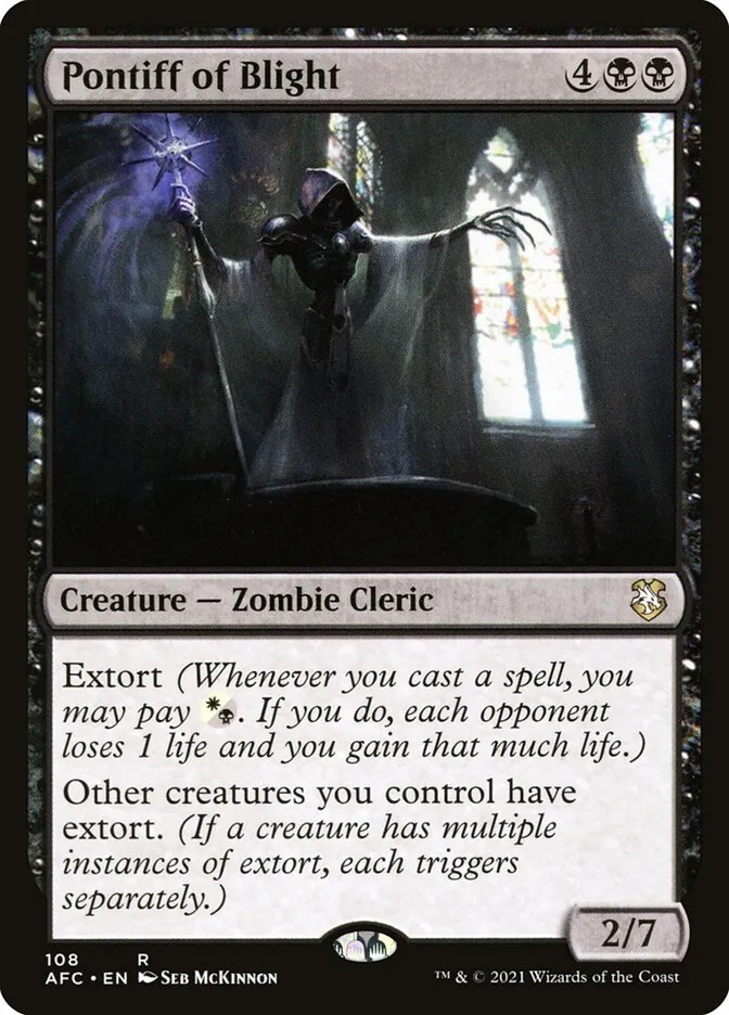 Pontiff of Blight Front Face