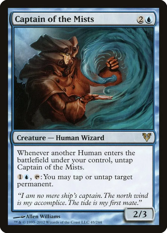 Captain of the Mists Front Face