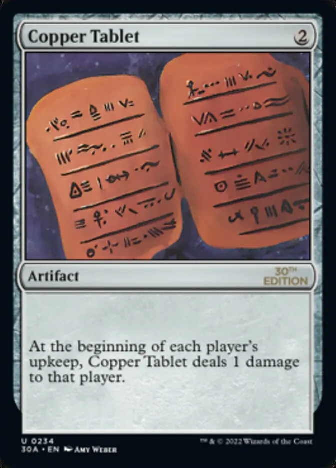 Copper Tablet Front Face