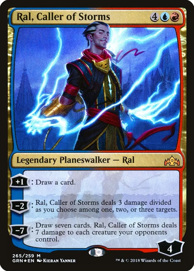 Ral, Caller of Storms Front Face