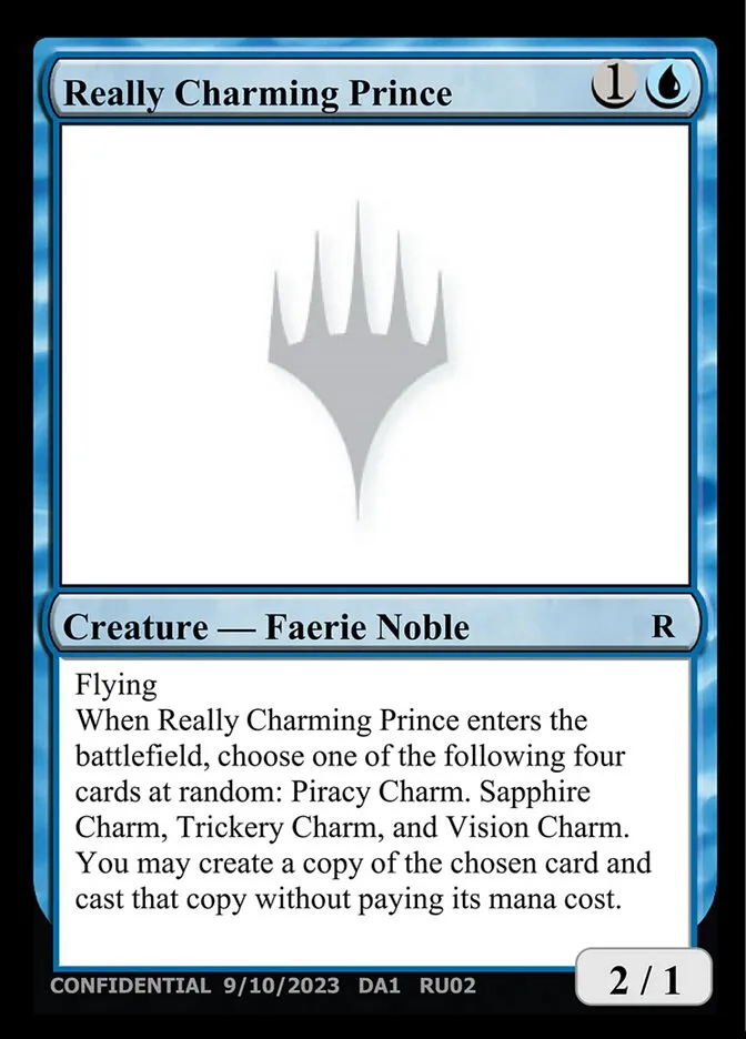 Really Charming Prince Front Face