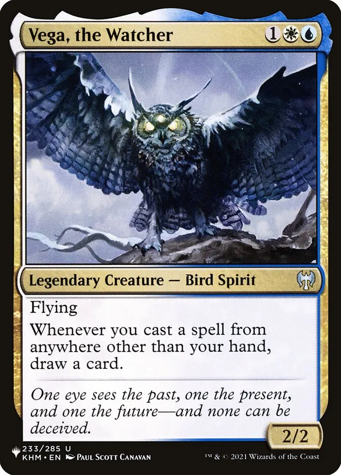 Vega, the Watcher Front Face