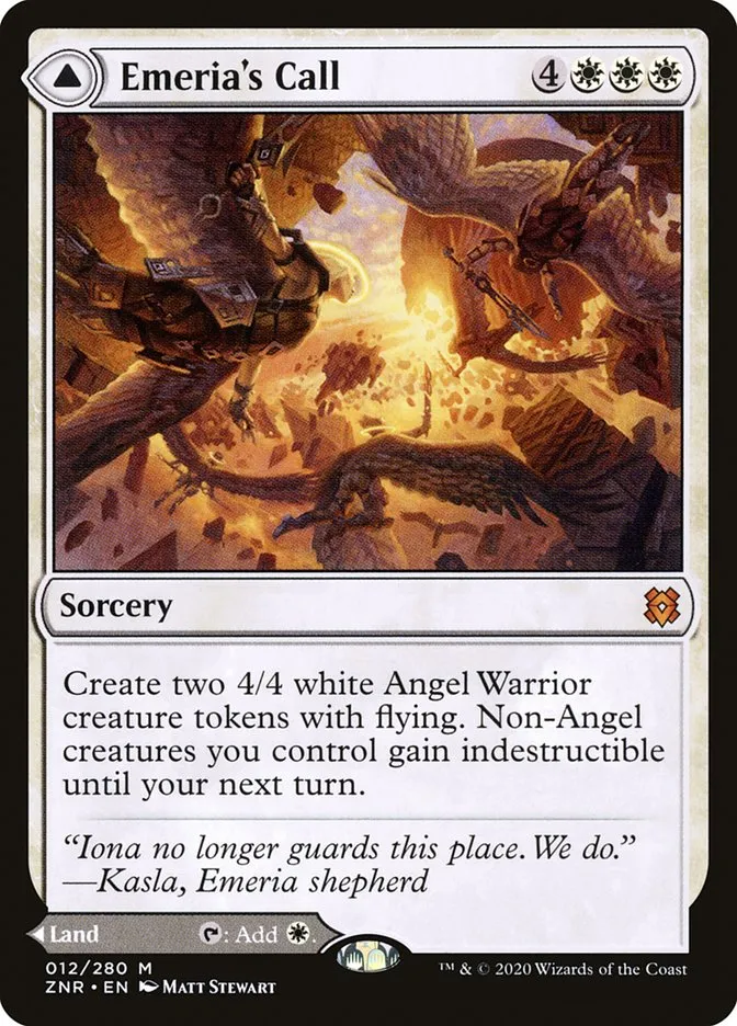 Emeria's Call // Emeria, Shattered Skyclave Front Face