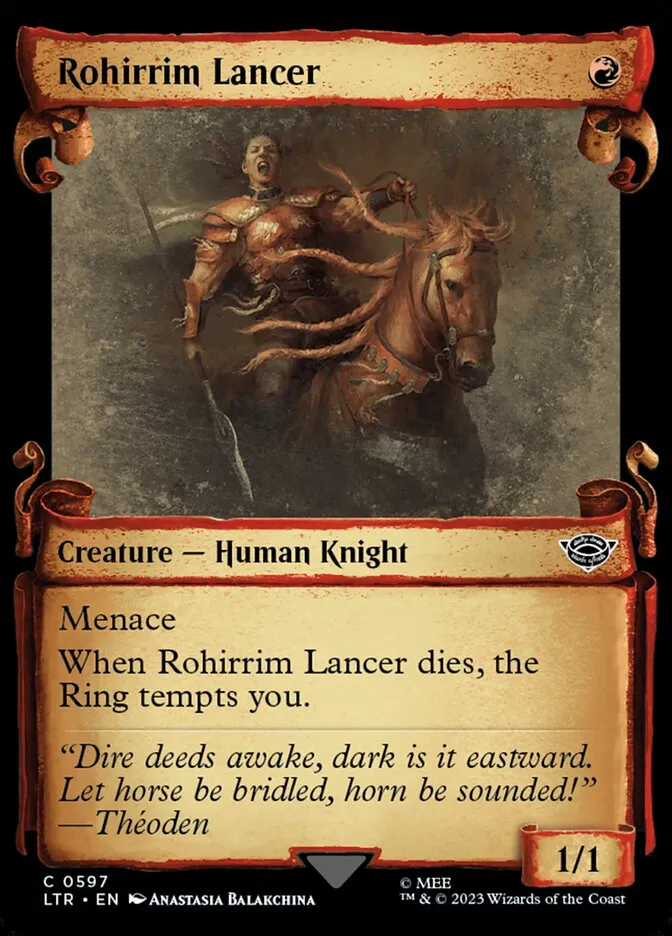 Rohirrim Lancer Front Face
