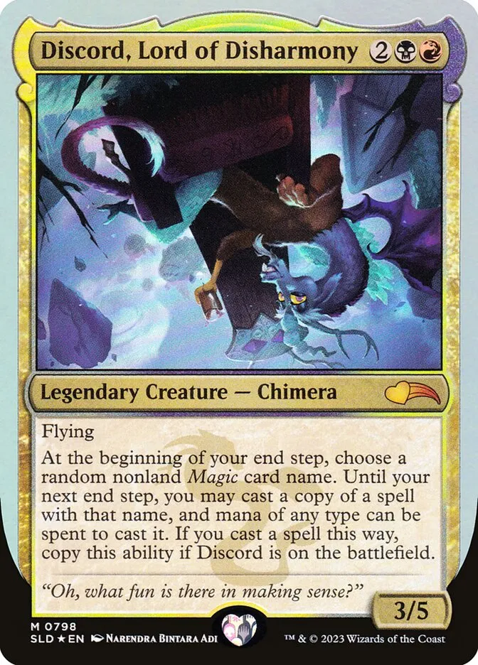 Discord, Lord of Disharmony Front Face