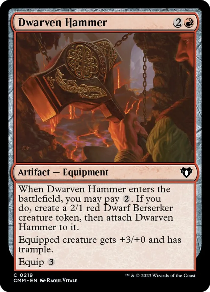 Dwarven Hammer Front Face