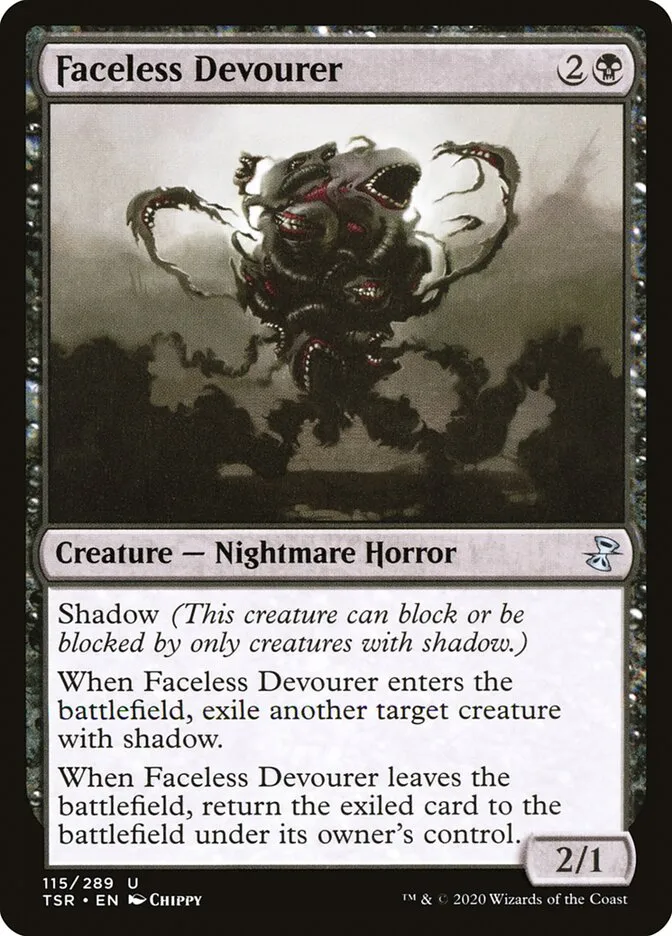 Faceless Devourer Front Face