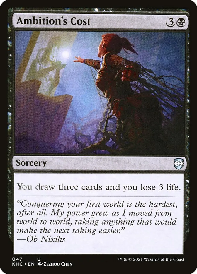 Ambition's Cost Front Face