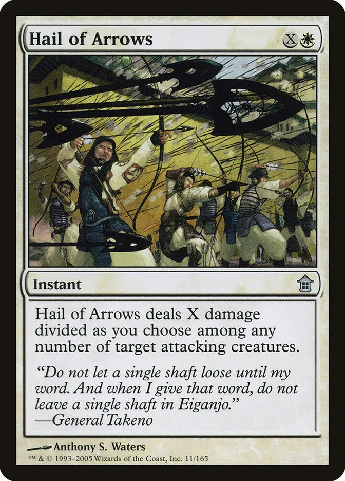 Hail of Arrows Front Face