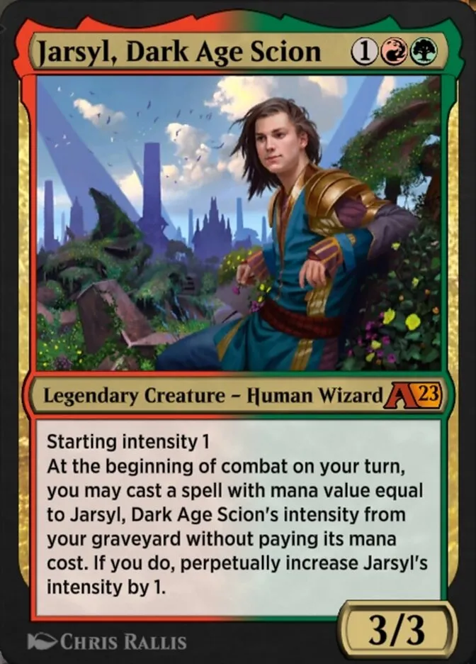 Jarsyl, Dark Age Scion Front Face