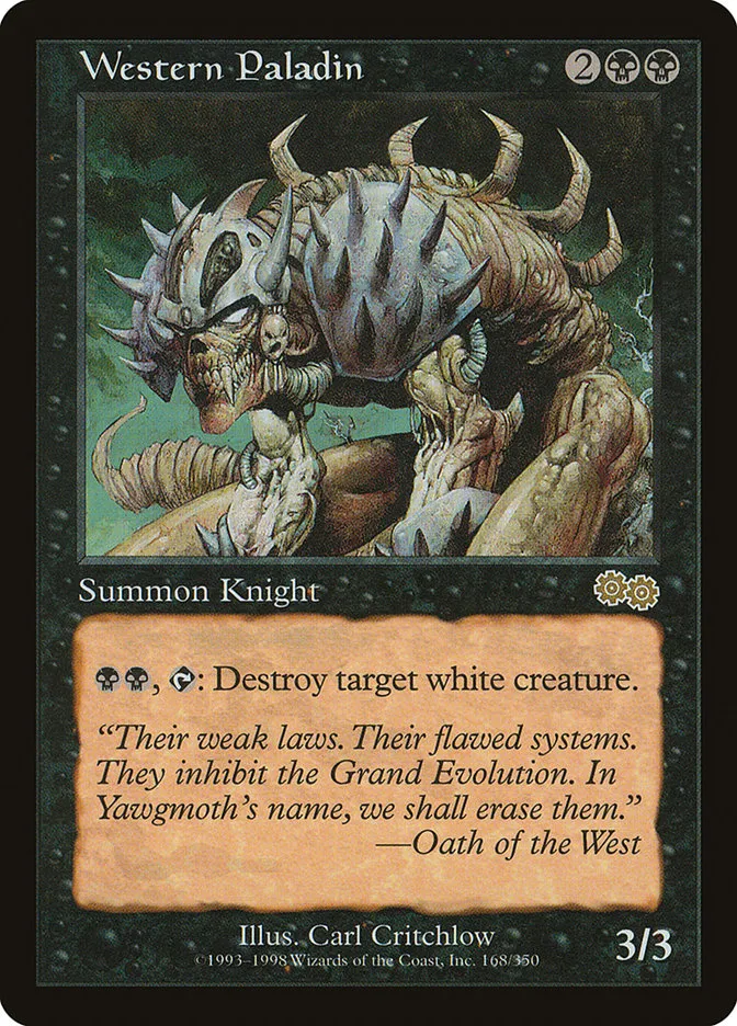 Western Paladin Front Face