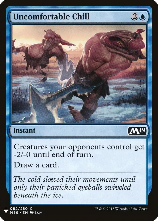 Uncomfortable Chill Front Face