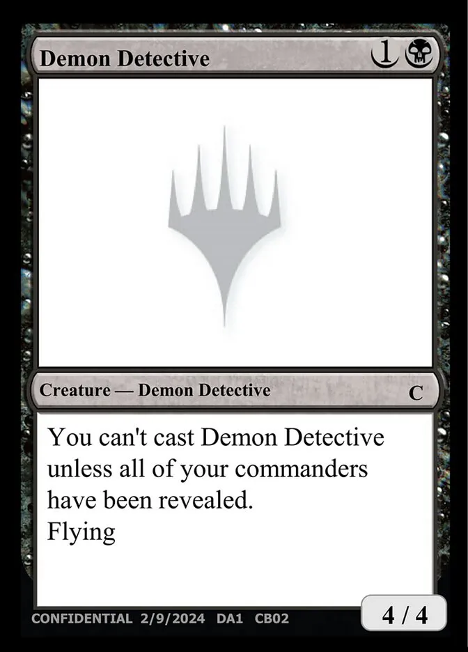 Demon Detective Front Face
